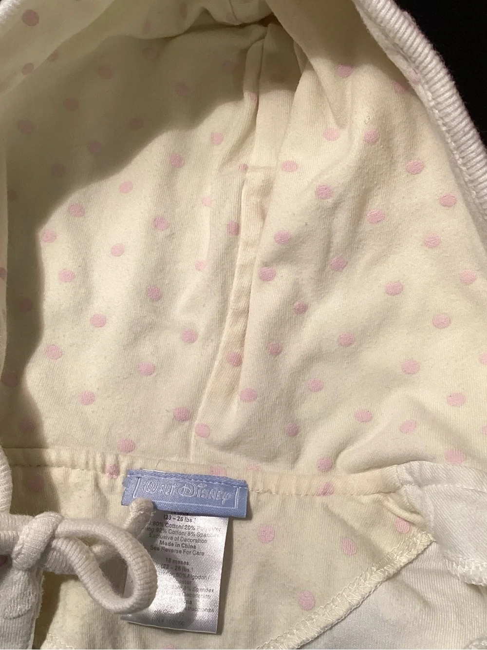 Hooded Swim Coverup Sz 18 Mos Pink Butterfly Disney Piglet Winnie the Pooh